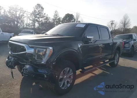 2022 Ford F-150 Platinum z USA, uszkodzony, nr VIN 1FTFW1E53NFB87144